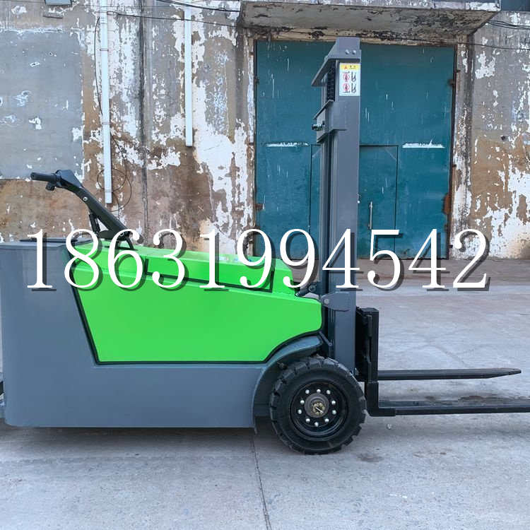 拜城县小型电动叉车1吨2吨步行站驾式电瓶堆高充电装卸车液压升降车铲车